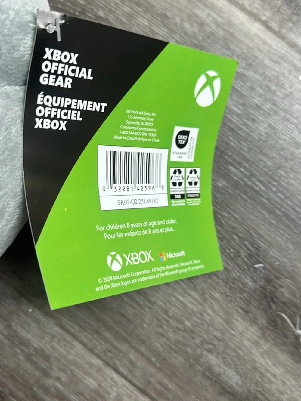 X Box Official Gear Controller Plush Pillow